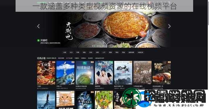 一款涵盖多种类型视频资源的在线视频平台