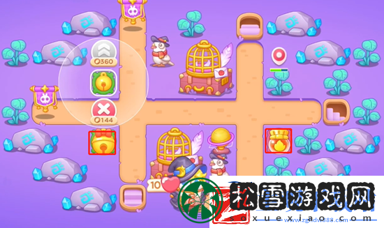 保卫萝卜4阿波与魔法宝藏第57关通关攻略