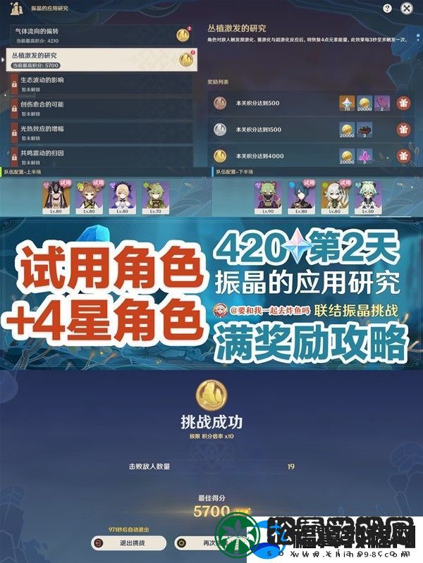 原神振晶的应用研究第二天丛植激发的研究怎么过