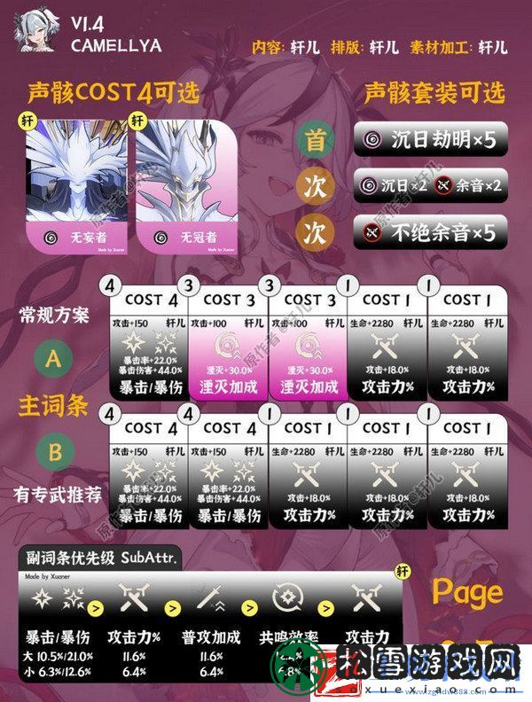 鸣潮椿如何养成