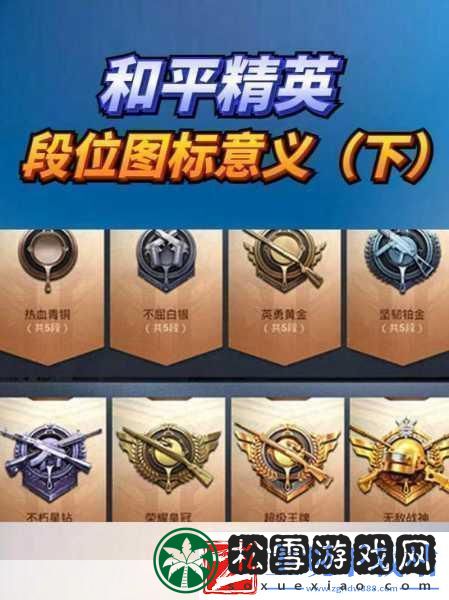 和平精英段位解析IV与V的高低之分