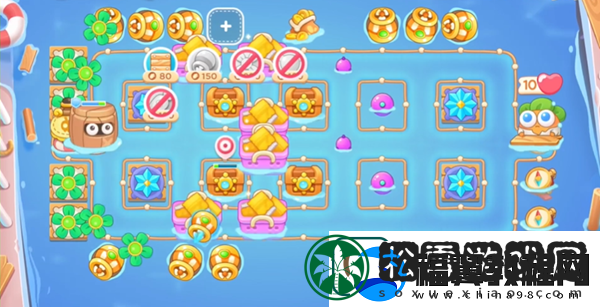 保卫萝卜4暖暖汤泉第12关攻略