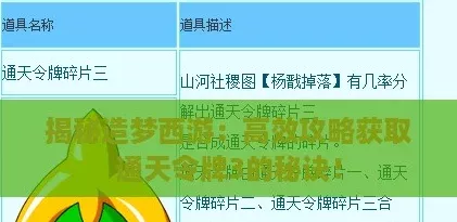 揭秘造梦西游