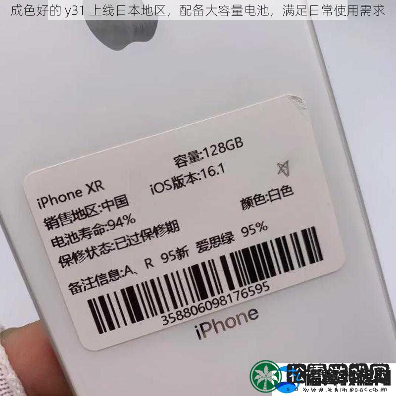 成色好的-y31-上线日本地区-配备大容量电池-满足日常使用需求